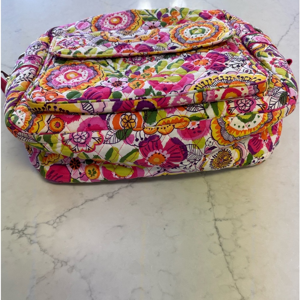 Vera Bradley Pink Floral Shoulder Bag / Tote - Picture 8 of 9